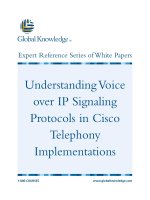 Tài liệu Understanding Voice over IP Signaling Protocols in Cisco Telephony Implementations ppt
