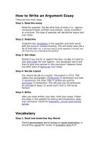 Tài liệu Writing Essays doc