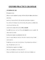 Tài liệu OXFORD PRACTICE GRAMMAR 33 pptx