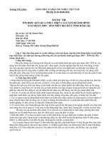 Gián án BÀI DỰ THI CẢI CÁCH HÀNH CHÍNH TỈNH ĐĂKLĂK (THANH THÚY)