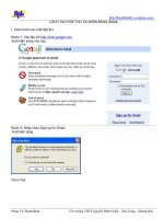 Tài liệu Cách tạo hộp thư cá nhân bằng Gmail pdf