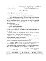 Gián án Mau CAM KET HS TRONG DIP TET