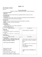 Bài giảng tieng anh 8 tiet 60-65