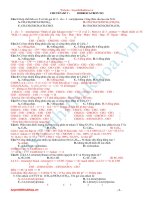 CHUYÊN đề 2  bài tập HIĐROCACBON NO 