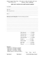 Bài soạn Bien ban cham SKKN