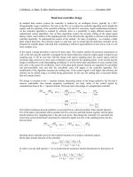 Dead beat controller design 