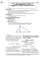 Bài giảng Giao an Hinh hoc lop 9