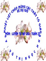 Bài giảng LTVC - Tuan 23