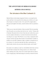 Tài liệu LUYỆN ĐỌC TIẾNG ANH QUA TÁC PHẨM VĂN HỌC-THE ADVENTURES OF SHERLOCK HOMES -ARTHUR CONAN DOYLE 7-3 ppt