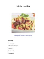 Tài liệu Mì xào cua đồng pptx