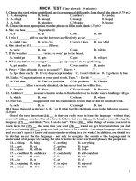 Tài liệu *On thi tieng anh 9