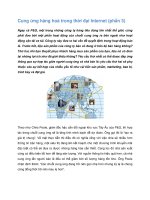 Tài liệu Cung ứng hàng hoá trong thời đại Internet (phần 3) docx