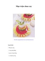 Tài liệu Mực trộn chua cay docx