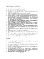 Tài liệu Câu hỏi trắc nghiệm Kinh tế vi mô - Phần 5 ppt