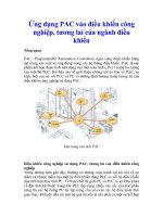 Tài liệu Ứng dụng PAC vào điều khiển công nghiệp doc