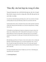 Tài liệu Thúc đẩy văn hoá hợp tác trong tổ chức doc