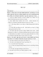 Báo cáo thực tập tổng hợp tại công ty Cổ Phần Thương Mại Du Lịch Lục Nam