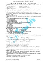 Tài liệu Bài tập trắc nghiệm phần tính chất sóng - hạt của ánh sáng pdf