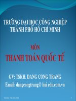 Tài liệu GÍAO ÁN THANH TOÁN QUỐC TẾ- CHƯƠNG 1 pdf