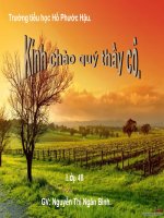 Bài soạn Ý chí- nghị lực