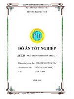 Phát triển website với drupal 7 luận văn tốt nghiệp đại học 