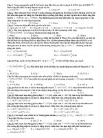 Tài liệu Câu hỏi trắc nghiệm môn Vật lý pptx