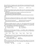 Gián án Đề thi trắc nghiệp hay