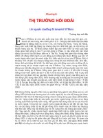 THỊ TRƯỜNG hối đoái 