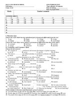 Tài liệu KTra 1tiet 11A N3