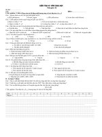 Gián án bài tập về adn