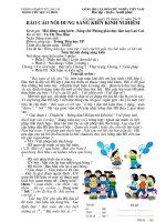 Gián án Sang Kien Kinh Nghiem - Toan Lop 1