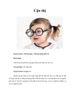 Tài liệu Cận thị doc