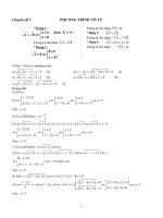 Tài liệu một số phườn trình căn có giải