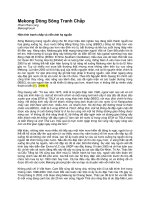 Tài liệu MEKONG DÒNG SÔNG TRANH CHẤP ppt