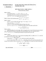 Bài soạn hsg toan nghe an