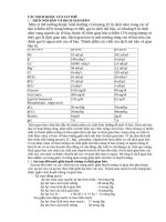 Bài soạn Các dịch của cơ thể