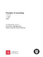 Principles of accounting 