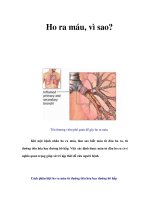 Tài liệu Ho ra máu, vì sao? docx
