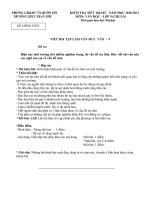 Gián án Tiết 104.105 Bài viết TLV Số 5: THMT