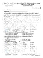 Tài liệu ĐỀ THI TỐT NGHIỆP TRUNG HỌC PHỔ THÔNG NĂM 2008 MÔN TIẾNG ANH MÃ ĐỀ THI 248 ppt