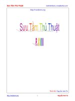 Tài liệu Sưu tầm thủ thuật PXVIII ppt