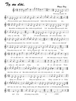 Tài liệu Bài hát tạ ơn đời - Phạm Duy (lời bài hát có nốt) docx