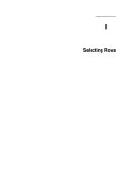 Tài liệu selecting rows doc