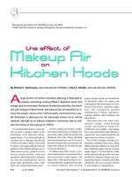 Tài liệu THE EFECT OF MAKEUP AIR ON KITCHEN HOODS ppt