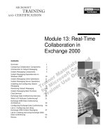 Tài liệu Module 13: Real-Time Collaboration in Exchange 2000 pptx