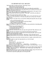 Gián án câu hỏi ngữ văn 8- kỳ 2