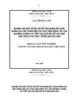 Nghiên cứu một số bài tập bổ trợ nhằm sửa chữa những sai lầm thường mắc khi thực hiện động tác lộn nghiêng chống tay tiếp lộn xuôi ôm gối cho nam sinh viên k 47b toán   trường đại học vinh 
