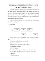 Tài liệu Hệ thống đo và điều chỉnh tốc độ của động cơ điện doc