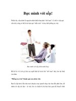 Tài liệu Bực mình với sếp! doc