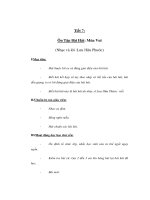 Tài liệu Ôn Tập Bài Hát: Múa Vui (Nhạc và lời :Lưu Hữu Phước) ppt